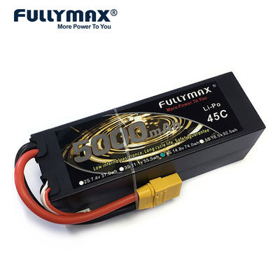 4s Rc Autobatterie Zellen Lipo 45C 5000mAh 14,8 Volt Xt90 Lipo Batterie 4S1P