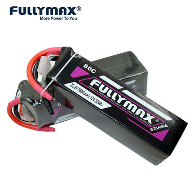 Flugzeug-Batteriedauer-Sicherheit 5600mAh 80C 6S 22.2v Lipo der Batterieleistungs-RC