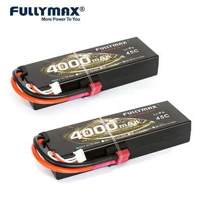 2S 45C 7,4 V 4000 mAh Akku Wiederaufladbarer Lithium-Ionen-RC-Modellakku