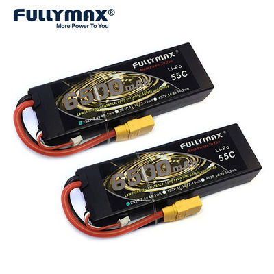 Fullymax 7,4 V 2 s Lipo Akku 55C 6500 mAh 10000 mAh 2s2p Lipo RC Modell Akku