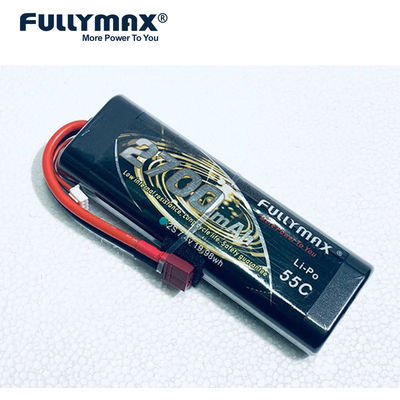 Modell-Airplane Batteries Fullymaxs Lipo Lipo 2s 2700mah 55C 2s Rc Batterie-7.4v Batterie
