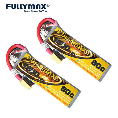 Verbindungsstück 11.1v 1800mah Lipo 3s 80c lipo rc Batterie xt60 Fernsteuerungshubschrauber-Akku