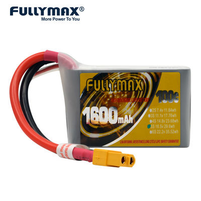 Batterie Fpv Rc 1600mah 18.5v 5s 100c Lipo, das Batterie Lipo Fullymax läuft