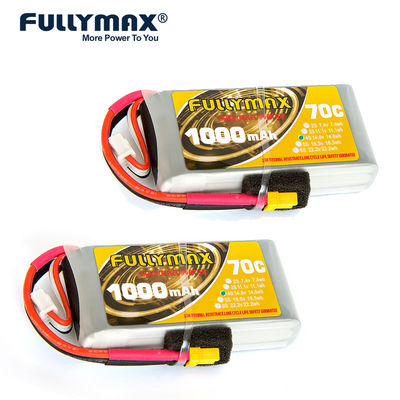 6s 1000mah Lipo Akku 14,8V 70C FPV Racing Rc Auto Akku Drone