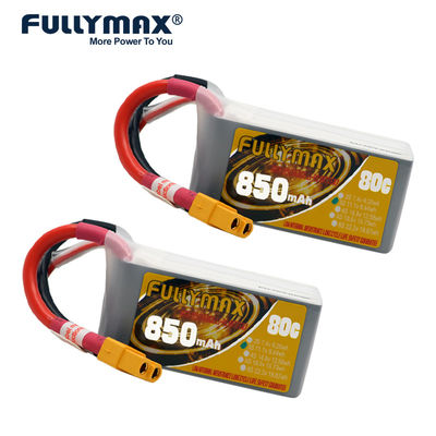 Modell-Battery Packs Fpv-Hubschrauber 3s 850mah Lipo Batterie-11.1V 80C Rc