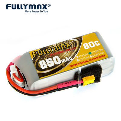Fullymax Lipo 4s 850 MAH Lipo 14.8V 80C mit Modell Battery Pack Dekan-Style T Connector Quadcopter FPV RC