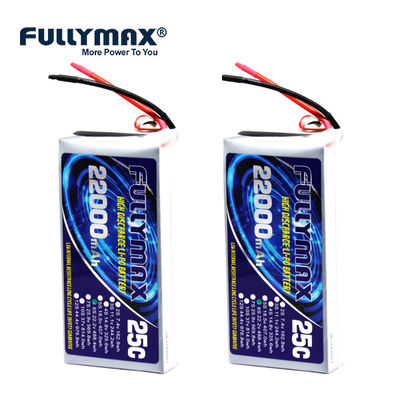Kommerzielle Mikro-Drohnenbatterie 22000 mAh 6S 22,2 V 25 c Lipo-Batterie Fullymax-Drohnenbatterie