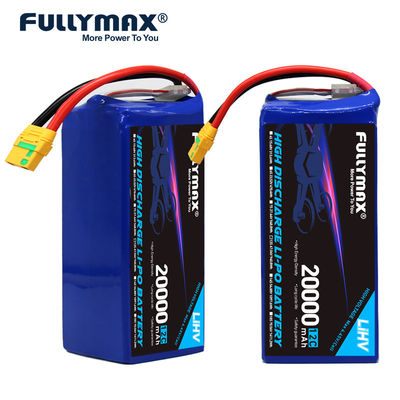12cell 20000mAh Lipo-Batterie-Energiedichte-hohe Lithium-Polymer-Batterie für Drohne 47.04V 12C