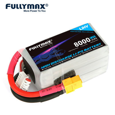 Zellhohe Entladungs-Lithium-Polymer-Batterie 8000mah 6s 8000mah Lipo Batterie-23.52V 12C 6