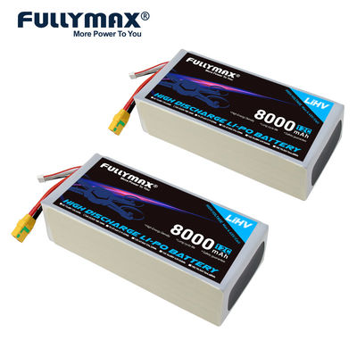 Zellen-UAV-Brummen-Bewegungsbatterie-Handelsbrummen-Batterie 8000mah 6s Lipo Batterie-12C 23.52V 6