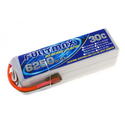 Batterie-Satz 30C 6250mAh 6S 22.2V FULLYMAX LiPo mit Dekanverbindungsstück für Auto-Boots-LKW Heli Airplane Aircraft RC RC