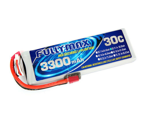 Batterie-Satz 30C 3300mAh 3S 11.1V FULLYMAX LiPo mit t-Stecker für RC-Autos LKW-Bootsflugzeughubschrauber