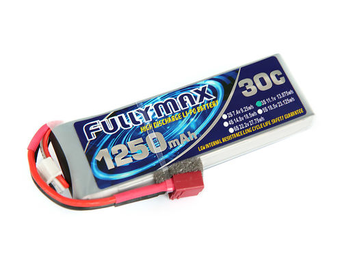 T-Stecker LiPo-Batterie 30C 1250mAh 3S 11.1V für langsames Aerobatic Innenflugzeug des Flieger-RC