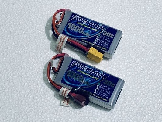 LiPo-Batterie-Satz 30C 1000mAh 2S 7.4V Stecker XT60 T für RC-Auto-Boots-LKW Heli Airplane