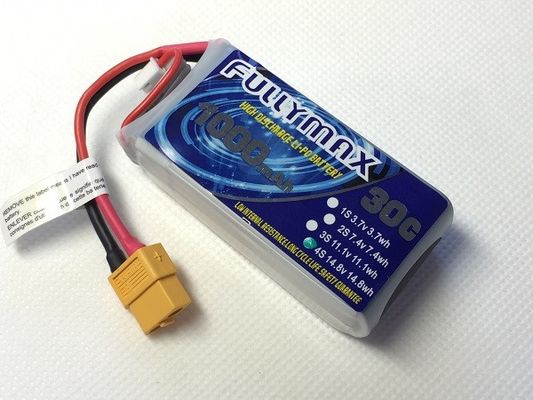 Stecker XT60 LiPo-Batterie-Satz 30C 1000mAh 4S 14.8V für Flugzeuge RC-Auto-RC